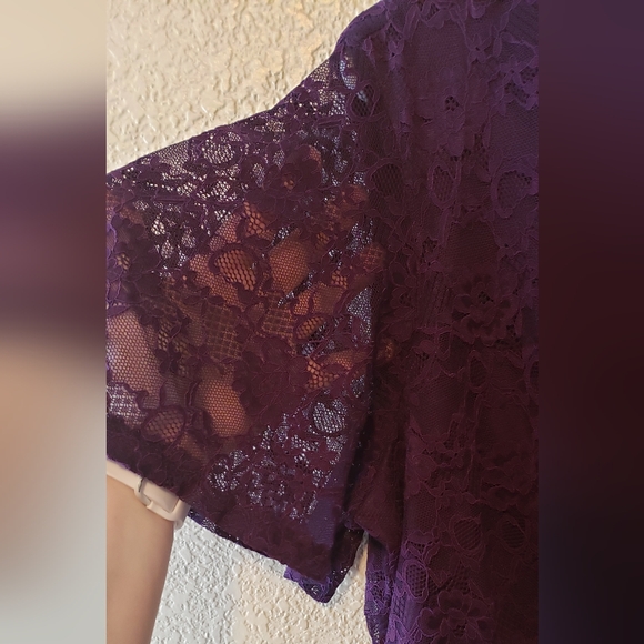 Per Seption Woman Deep Purple Blouse, Size 2x - Picture 4 of 7